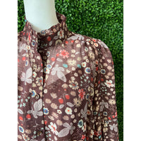 Chocolate Floral Dress