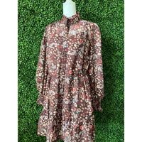 Chocolate Floral Dress