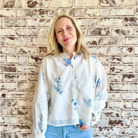 Floral Eyelet Blouse
