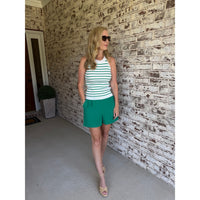 Halter stripe sweater