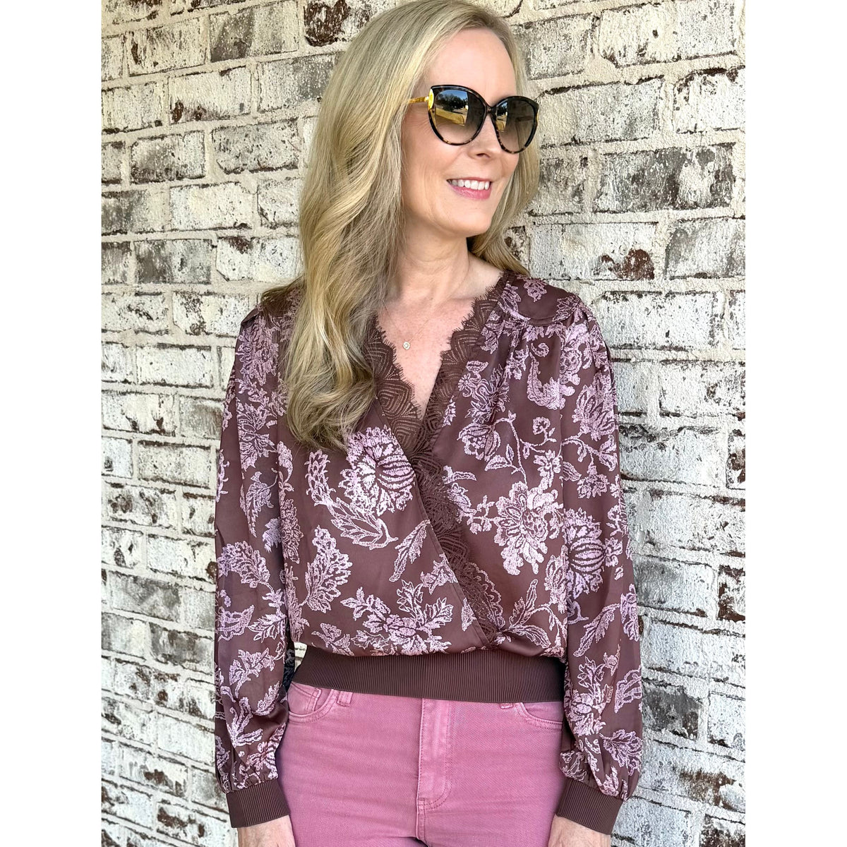 Contrast Lace top