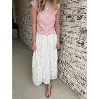Ivory Detail Skirt