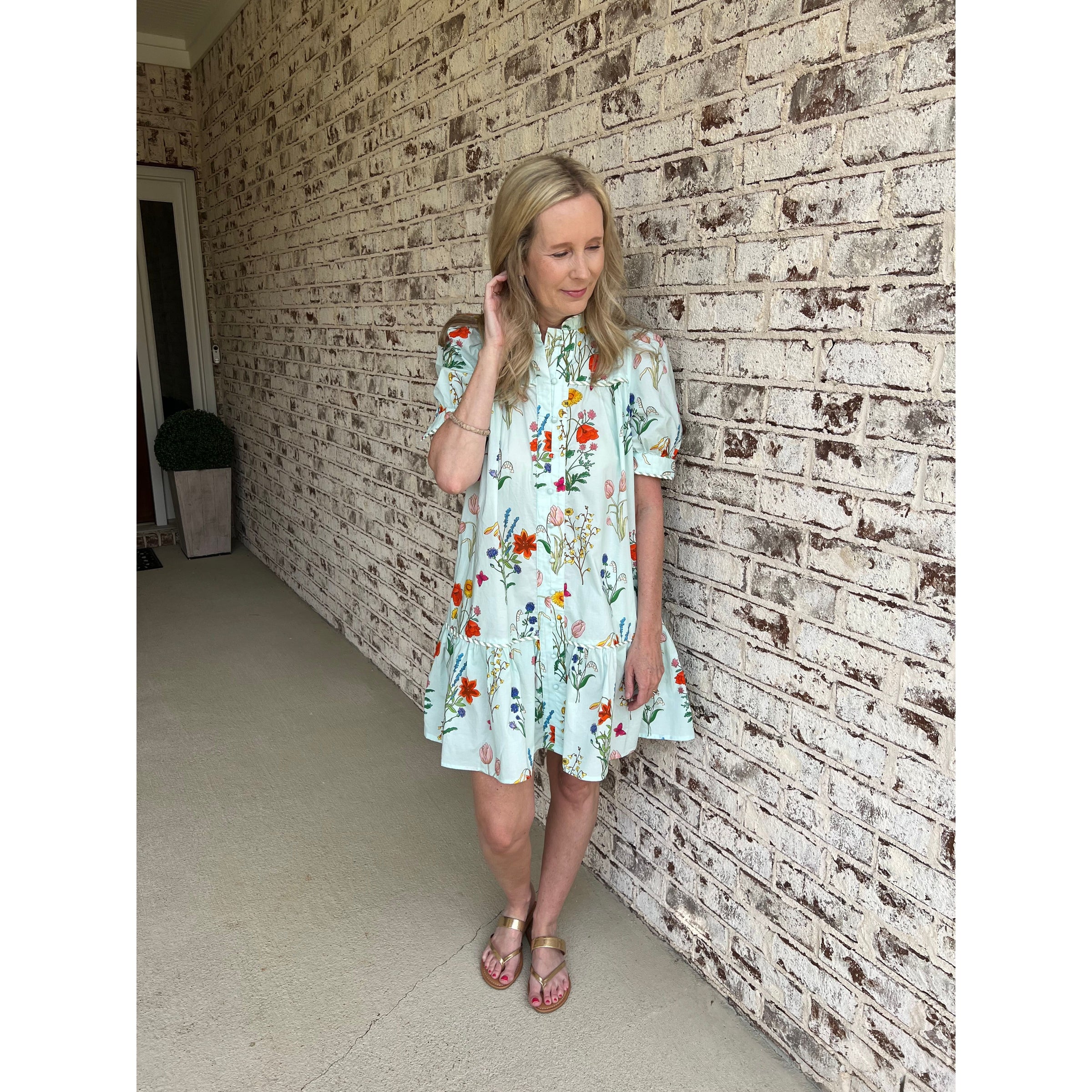Botanical Dropwaist Dress