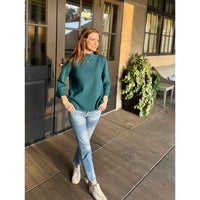 Teal Mockneck Sweater