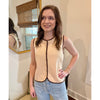 Knit Button Vest