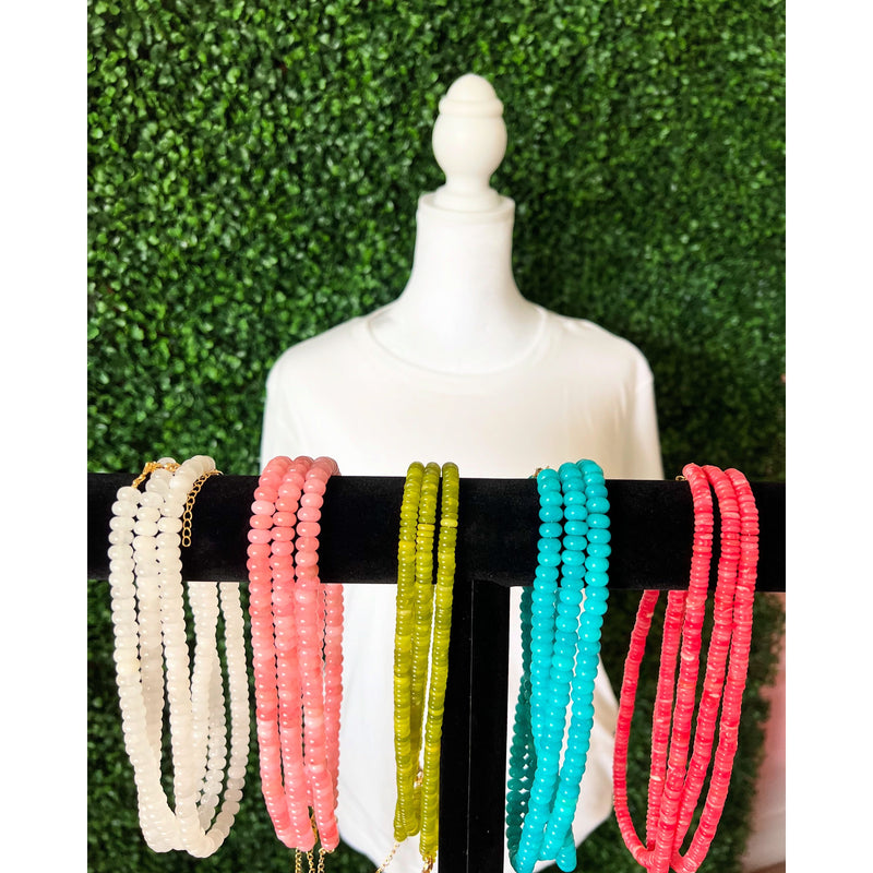 Coral Bead Necklace