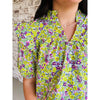 Lime Print Top