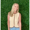Knit Button Vest