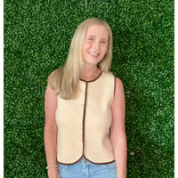 Knit Button Vest