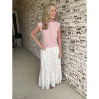Ivory Detail Skirt