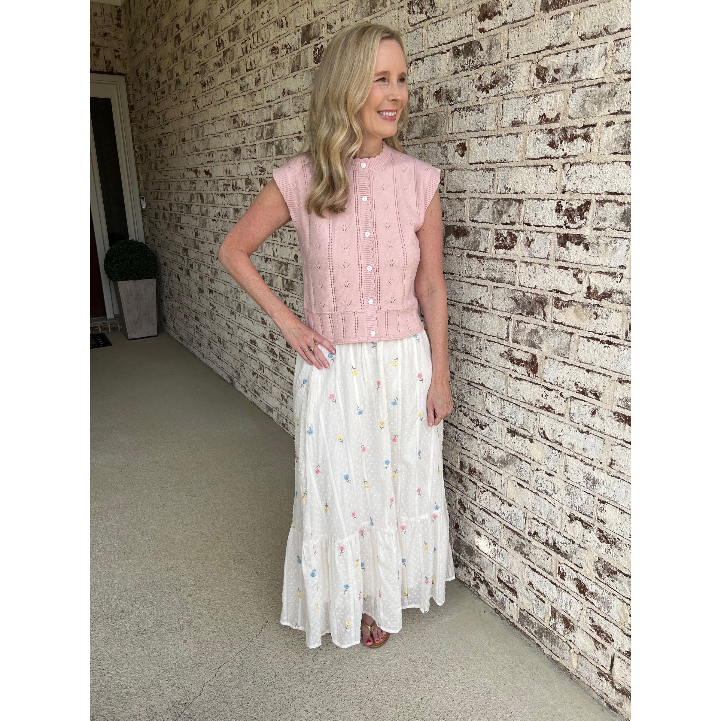 Ivory Detail Skirt