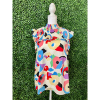 Floral Abstract Top