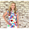 Floral Abstract Top