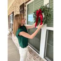 Emerald Eyelet Sweater