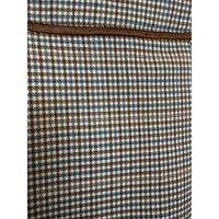 Brown/Blue Check Skirt