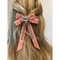 Pink Ribbon Hair Clip