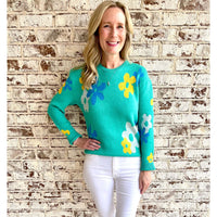 Multi Flower Sweater