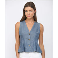 Peplum Vest