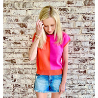 THML Colorblock Knit Top