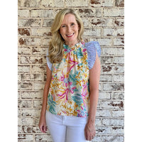 THML Floral Print Top